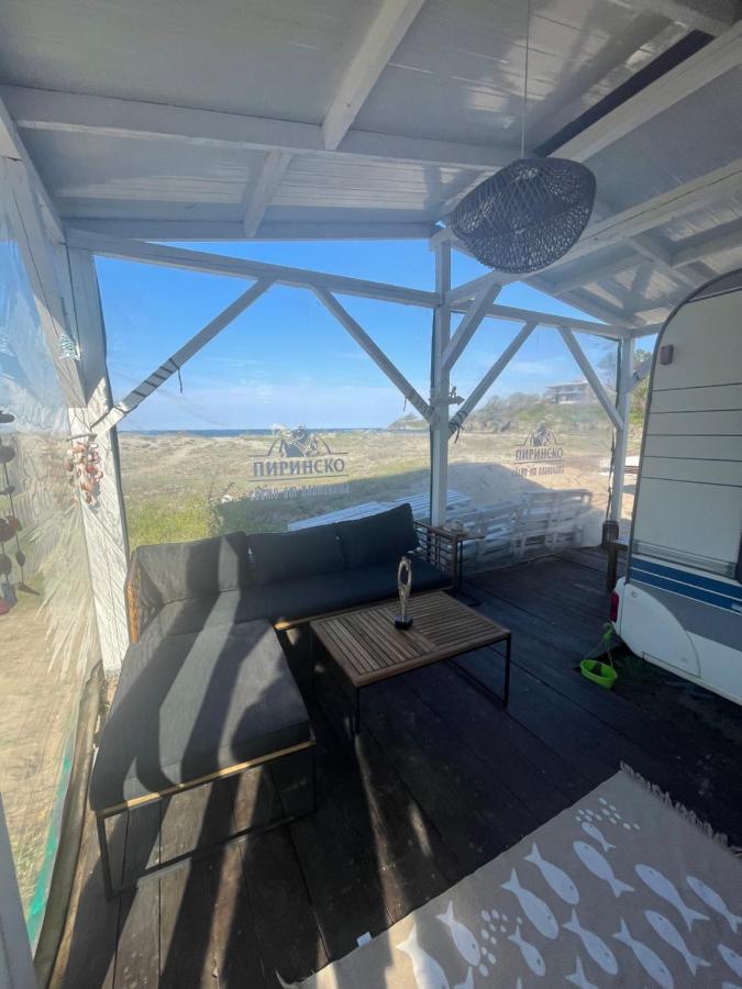 Sea Caravan/Camper On The Beach Kiten  Exterior foto